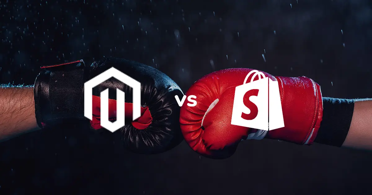 Comparison between Magento and Shopify eCommerce platforms