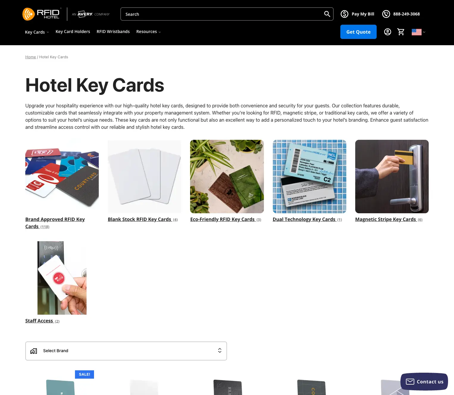 RFID Woocommerce Ecommerce Implementation_listing page